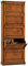 Mar.c.a. Design, Zapatero Madera, Mueble Zapatero, Nogal - Zapatero Entrada Recibidor con 5 Puertas Abatibles para Zapatos - Zapatera 79x30x210H Estilo Clásico para Dormitorio y Salón, Made in Italy