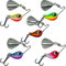 Paradox Fishing Jig Spinner 5er Set 5g Spin Jig zum Barsch Angeln Barsch Köder Zander Köder Hecht Köder Bleikopfspinner Spinnerbait Spinnköder Tailspinner – optimaler Barschköder (5g)