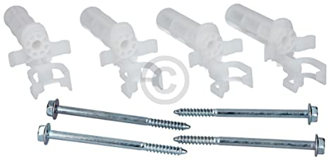 Seguridad de transporte compatible con Bosch 00636948 fijación para tambor lavadora 4 unidades