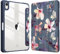 FINTIE Hybrid Case for iPad Mini 7 (A17 Pro) 2024 / iPad Mini 6 (2021) 8.3 Inch - Clear Shockproof Cover with Pencil Holder, Auto Wake/Sleep, Blooming Hibiscus