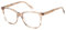 FOSSIL Quadratisch Acetat Brillen in Clear für Unisex, Brille mit Sehstärke, optional mit Sonnenbrillen tönung oder Blaulichtfilter (Modell 106512)