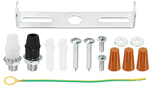 PATIKIL 1 Satz Deckenleuchte Platte Kit 90mm Licht Crossbar Kronleuchter Leuchte Montage Halterung für Haus Büro