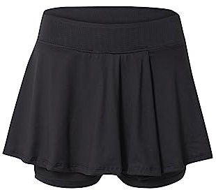 BIDI BADU Damen Crew Wavy Skort - Black, Größe:L