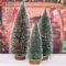 3 Stück Mini Weihnachts Baum 10/20/30cm Miniatur Tannenbaum Künstlicher Weihnachtsbaum Schnee Tannenbäume für Tischdeko DIY Weihnachtsdeko Schaufenster
