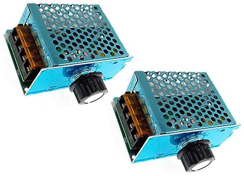 2PCS AC 0-220V 4000W SCR electronic voltage regulator governor dimmer thermostat Motor speed controller