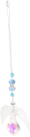 BESPORTBLE Engelsflügel Anhänger Sonnenfänger Mit Kristallen Kristallflügel Für Den Kristall-sonnenfänger Garten-kristall-flügel- Kristall-engelsflügel-anhänger Fenster Charme