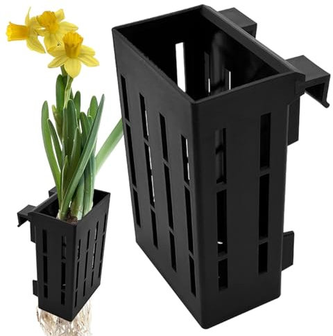 Support de pour aquarium – Pot de fleurs à suspendre pour aquarium, tasses, crochets pour poissons | Pot de pour aquarium vivant - Pot de aquaponiques pour la culture de