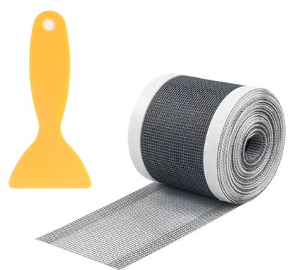 Attrape-Cheveux de Douche 10 cm x 10 m, Filtre pour Drain et Tamis (Film Plastique Installé)