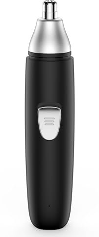 Nasenhaartrimmer, USB wiederaufladbarer Nasenhaartrimmer, Ohr- und Nasenhaartrimmer für Männer, professioneller Gesichtshaartrimmer mit Doppelklingen