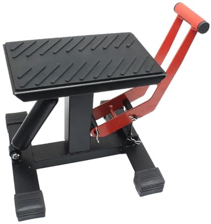 Motorcycle Lift Jack - Repair Stand Adjustable Lifting Tool | Foldable Motorcycle Lift Lift Saves Time Compact Scissor Jack with Safety Locks for Ateli
