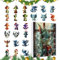 2024 Christmas Dragon Adventskalender, Weihnachtsdrache Adventskalender Kinder, Weihnachten Advent Acryl Dinosaurier Weihnachtsbaumschmuck Adventskalender 2024 Zu Weihnachten