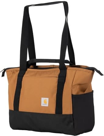 Carhartt Unisex Horizontal Zip Classic Laptop Tote Bag, Durable Water Repellent Material W/ 17 Tablet Sleeve Classic Laptop Tote Bag