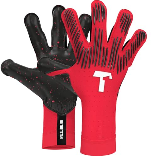 T1TAN Profi Torwarthandschuhe Herren Rebel, Größe 6-11, viele Farben, Torhüterhandschuhe Erwachsene, Tormannhandschuhe Jugendliche, Fußball Torwart Handschuhe für Jugendliche, Erwachsene & Kinder