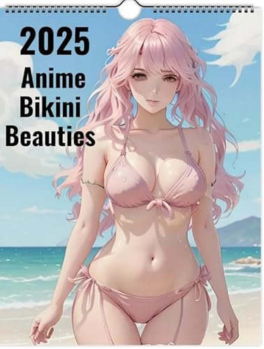2025 Anime Bikini Schönheiten, Wandkalender