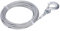 Cavo per Verricello in Acciaio, Fune per Verricello e Resistente, Resistenza di 2000 Libbre, Zincato, 4 Mm X 12 M per Casa Elettrica