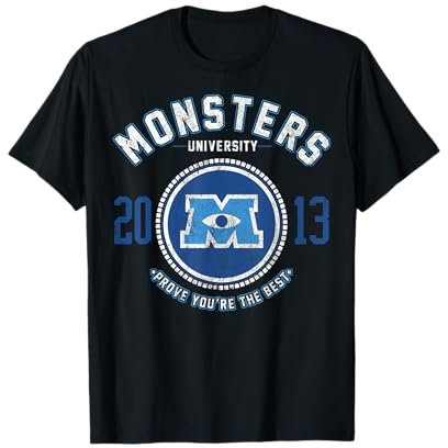 Disney Pixar Monsters University Il miglior logo Maglietta