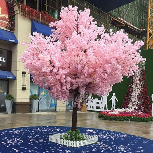 Alberi Di Ciliegio Artificiali Rosa - Grande Decorazione For Interni Ed Esterni Da 9,8x9,8 Piedi - Albero Di Pesco Finto Con Fiori Di Seta For Feste, Ristoranti E Centri Commerciali - Splendido Albero