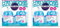 Ecozone Forever Flush 2000 Toilet Block Twin Pack,blue (Pack of 2)
