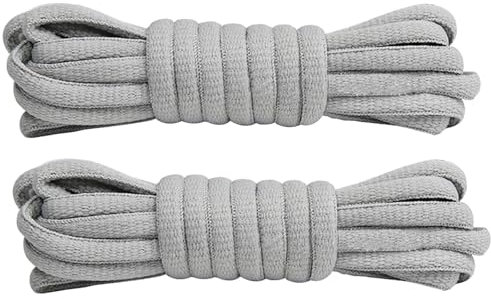 Vroxdrez Cordones de Zapatos Deportivos Ovalados para Zapatillas, Cordones para Zapatillas de Baloncesto, para Hombre o Mujer, Repuestos para Calzado Deportivo