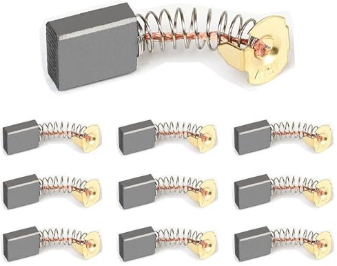 Hayaww 10 pcs #153 Balai De Charbon Balai Charbon Moteur Electrique Brosse Carbone Rechange Universel Charbon pour Perceuse pour Ponceuses Scies Circulaires Meuleuse D'angle (C)