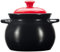 Olla de Barro de 2,85 l, Olla de cerámica de Alta Temperatura para estofado, cazuela de Piedra para Sopa, Fideos y estofados, no Apta para inducción.