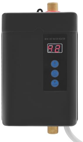 Elektrische Durchlauferhitzer 4KW Sofort-Wassererhitzer Touchscreen Tankless Durchlauferhitzer mit Fernbedienung LCD-Bildschirm Elektrischer WassererhitzerInverterdesign kann in Wohnungen