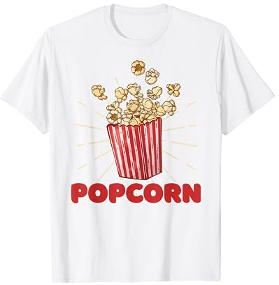 Fasching & Karneval - Retro Popcorn Kostüm T-Shirt