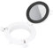 Yctze Boat Porthole,8in Round Opening Portlight Porthole Universal Tempered Glass Boat Window For RV Boat Yacht White Porthole Replacement