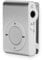 Portable Digital Music Media Player, Mini MP3 BackClip Player with Earphone and USB Cable, MP3 Music Player Set for Outside Sports, 250mAh, 5 Hours Play Time(Silver)