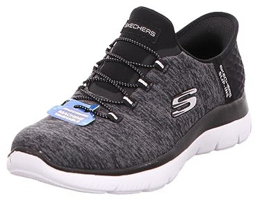 Skechers Summits Dazzling Haze, Zapatillas, Mujer, Negro, 38 EU