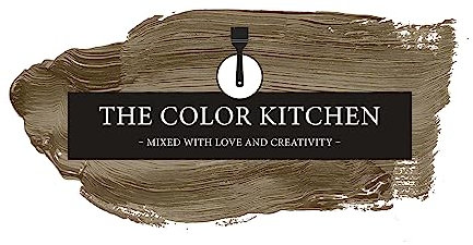 Livingwalls THE COLOR KITCHEN universelle Wandfarbe - Malerfarbe für Wohnräume und Arbeitszimmer - matte Innenfarbe in Braun - 5l Deckfarbe in TCK6014