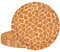 16 Stück 17,8 cm Safari Giraffe Tierdruck Dessert Pappteller Einwegteller Zoo Tierdruck Party Pappteller Giraffe Texture Theme Paper Plates für Babyparty Giraffe-Themen-Geburtstagsfeiern Dekoration