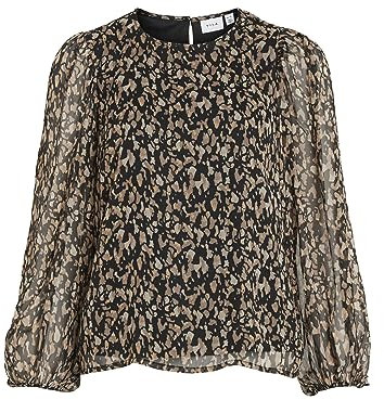 Vila VIFALIA O-Neck L/S TOP - NOOS
