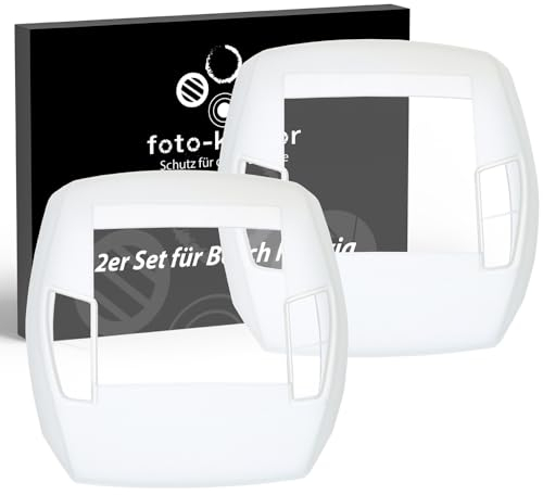 foto-kontor 2X Schutzhülle kompatibel mit Bosch Intuvia E-Bike Fahrrad Display TPU Hülle Cover Displayschutz Case Schutz gegen Wasser und Schmutz transparent durchsichtig
