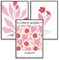 WBdesignz Flower Market Tokyo Paris 3er Poster Set Wohnzimmer Wandbild Blume Bild (DIN A6 ohne Rahmen)