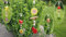 Windspiel, Klangspiel, Mobilie aus Keramik (Vogel Braun)