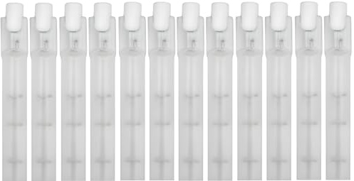 OCS Parts QIH120-375T/E Heat Lamp Bulbs | 375 Watt 120 Volt | T3 Double Ended Halogen Bulb - R7S Base (12)