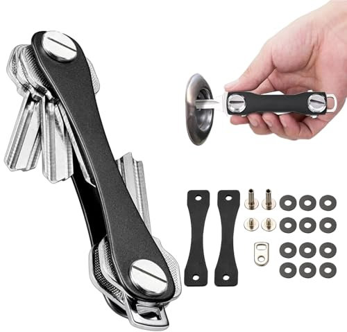 IATAHI Portachiavi,Organizzatore Di Chiavi,Portachiavi Unisex,Portafoglio Tieni,Portachiavi Uomo,Marca Porta Chiavi Key Organizer per Casa Auto Macchina Moto