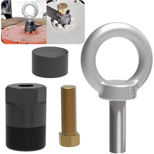 Sporthfish 91-849154T1 Strumento di rimozione dell'estrattore del volano 91-90455-1 Set di anelli di sollevamento compatibile con Mercury Mariner Force Yamaha Outboard Flywheel Puller Lifting Eye Tool
