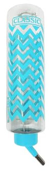 CLASSIC Small Animal Drinking Bottle 150ml Zig-Zag – Non-Leak, Twin-Ball Spout, Ideal for Rabbits, Guinea Pigs, Hamsters, and Small Pets - Pack of 1