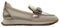 Hispanitas - Zapato mocasín de Piel,náutico Adornado,con Cadena,sin Cordones,Suela Blanca de Goma,Rejilla,Calado para: Mujer Color: Cava Talla:38