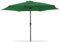 Acomoda Textil – Sombrilla de Jardín con Forro Anti UV. Parasol de Aluminio con Manivela, Toldo Octogonal Ø 3 M para Patios y Terrazas 244 x 300cm. (Verde)
