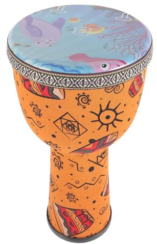 Djembe Trommel 8 Zoll für Anfänger, Kinder, Weihnachten Feier | Pvc, Tragbar und Leicht zu Spielen, für Heimübung, Bühnenauftritt, Rhythmusübungen