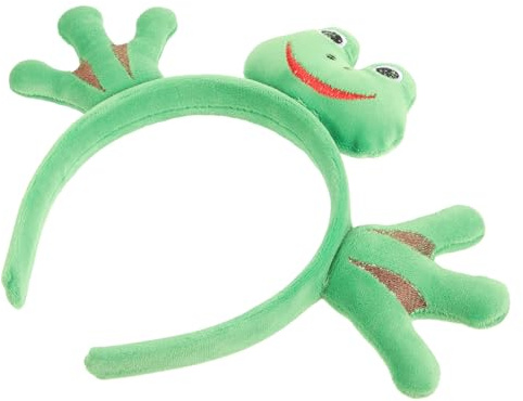 PRETYZOOM Frosch Stirnband Mädchen Cartoon Haarband aus Weichem Stoff Leichtes Damen Haar Accessoire für Party Cosplay und Fasching