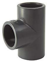 Té égal 90° F/F/F en PVC à coller - 63mm