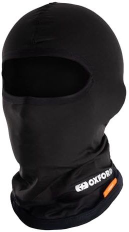 Oxford Balaclava Lycra Motorcycle Helmet Accessory, Black