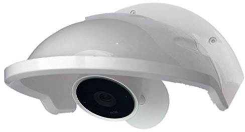 Universal Sunshade Rainshade Camera Cover Shield for Outdoor Nest/Nest IQ Camera - White