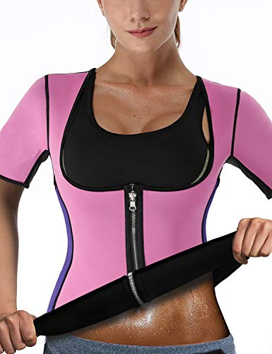 golovey Neopren Abnehmen Weste mit Ärmeln Bewegung Top, Sauna Schweiß Anzüge, hot Shapers für Gewicht Verlust