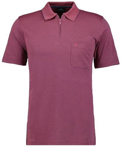 RAGMAN Herren Softknit-Poloshirt mit Zip