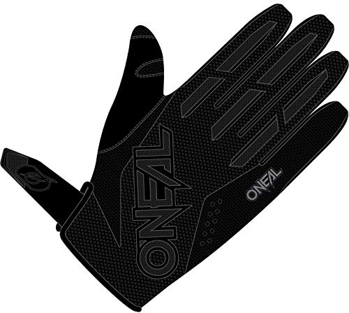 O'NEAL | Fahrrad- & Motocross-Handschuhe | Kinder | MX MTB Mountainbike | Verstellbarer Klettverschluss, Vorgeformte Passform Element Youth Glove | Schwarz | Größe XS